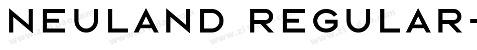 Neuland Regular字体转换